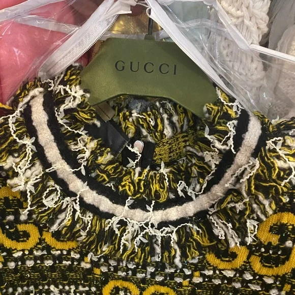 Gucci Black and Yellow Maxi Dress - Picture 3 of 4